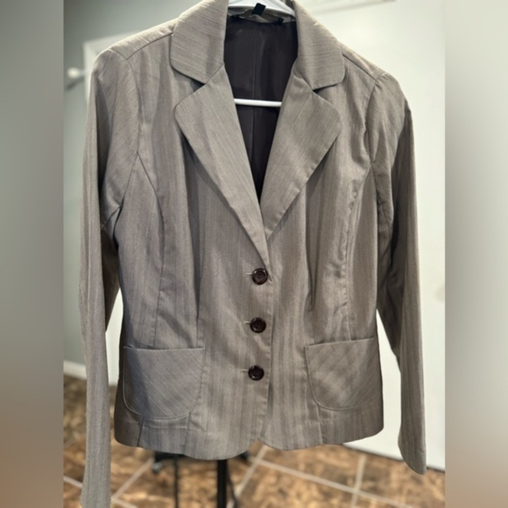 Harve Bernard Vintage Grey Blazer Size 6